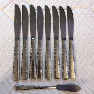 8 Lifetime Cutlery LCU48 Knives And Butter Knife Stainless Flatware Korea